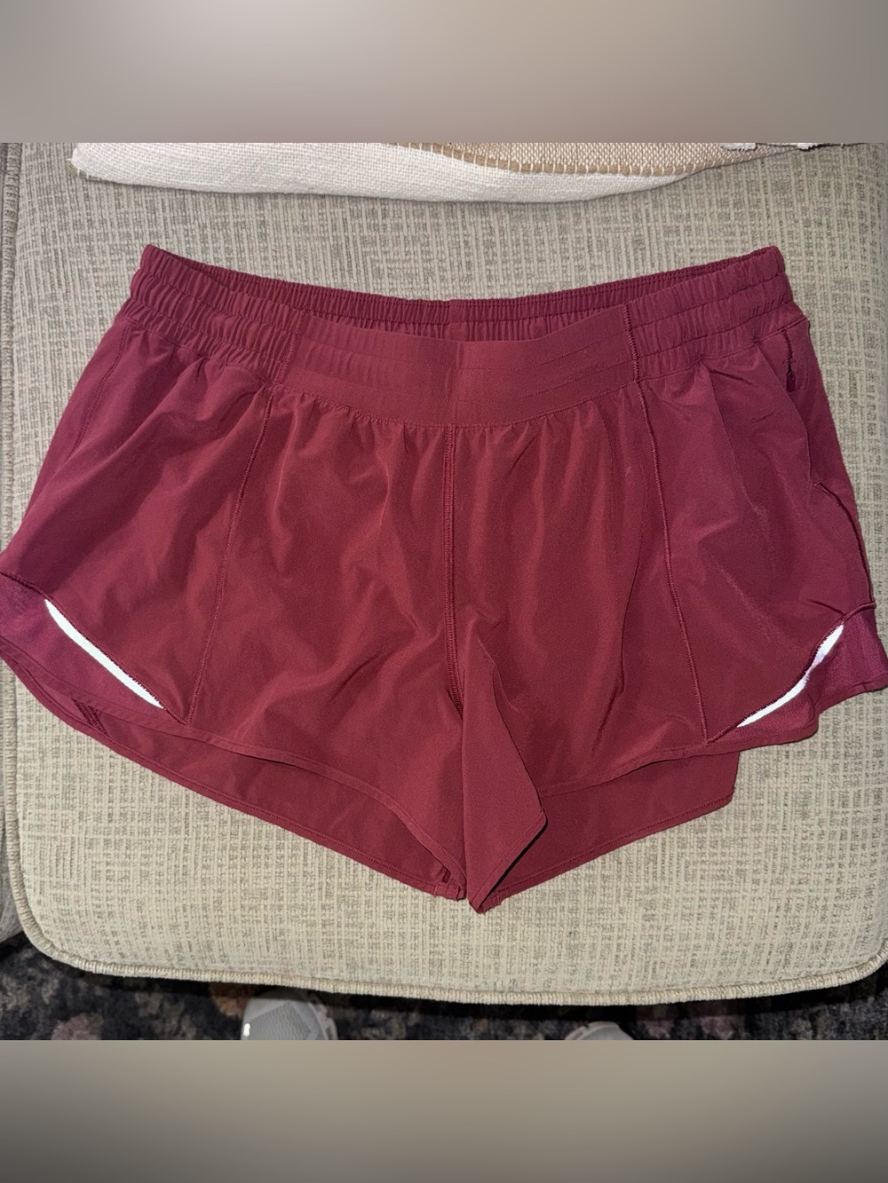 lululemon athletica Women's Athletic Shorts - Burgundy